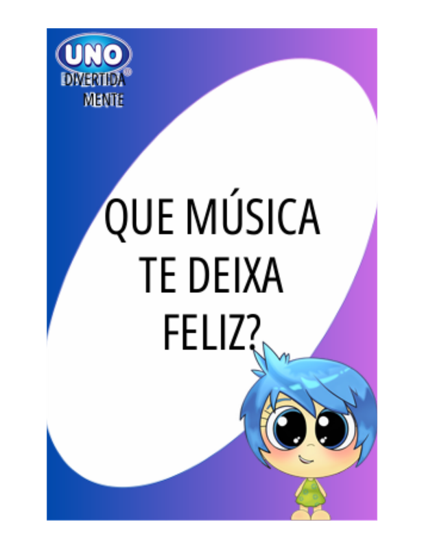 Carta 2 do UNO das Emoções