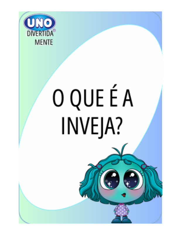 Carta 3 do UNO das Emoções