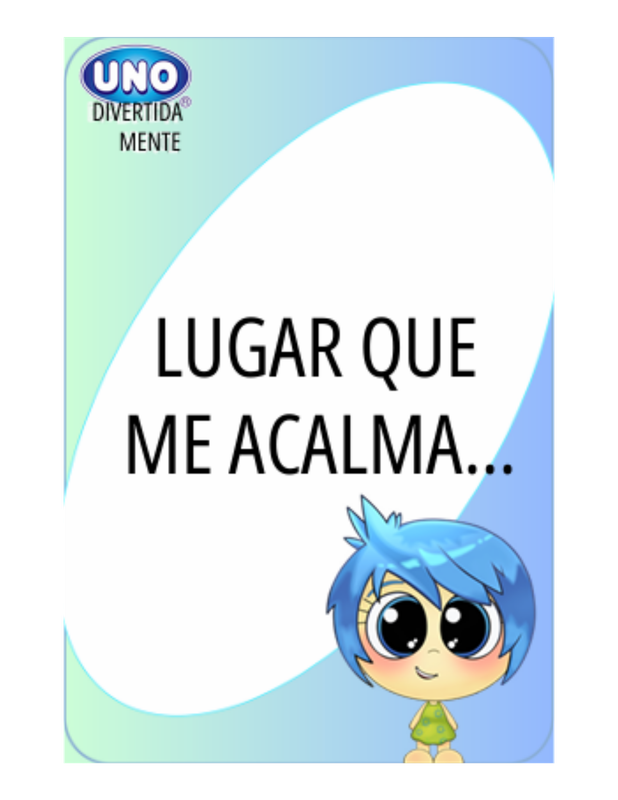 Carta 5 do UNO das Emoções